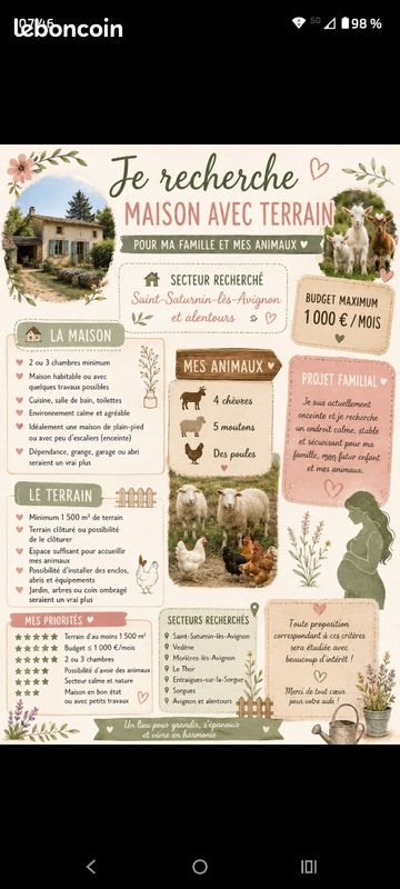 Maison à louer, 50m², Monteux