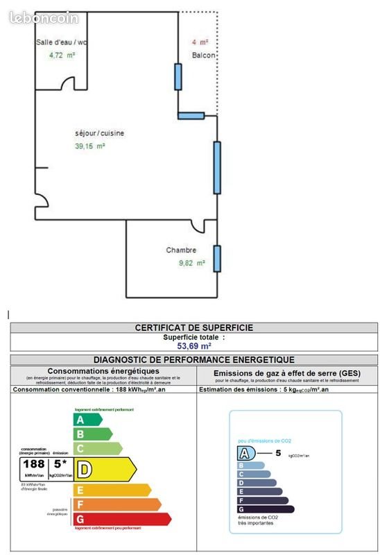 Appartement à vendre, 53m², Charnay-lès-Mâcon