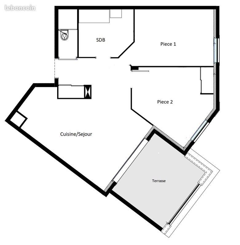 Appartement à louer, 57m², La Londe-les-Maures