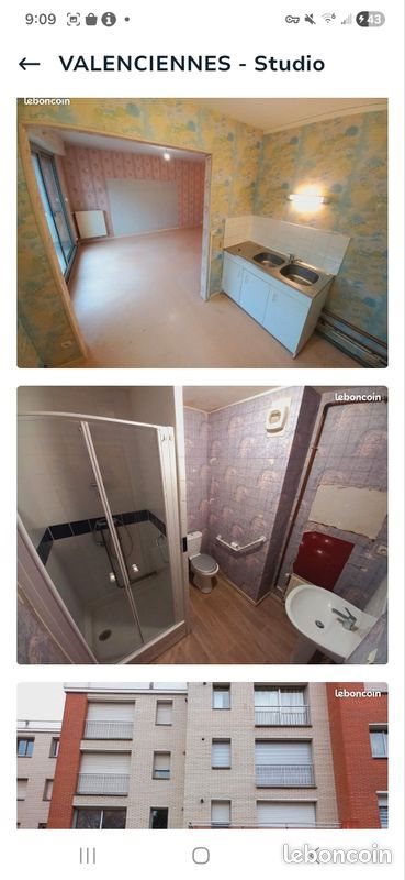 Appartement à louer, 36m², Valenciennes