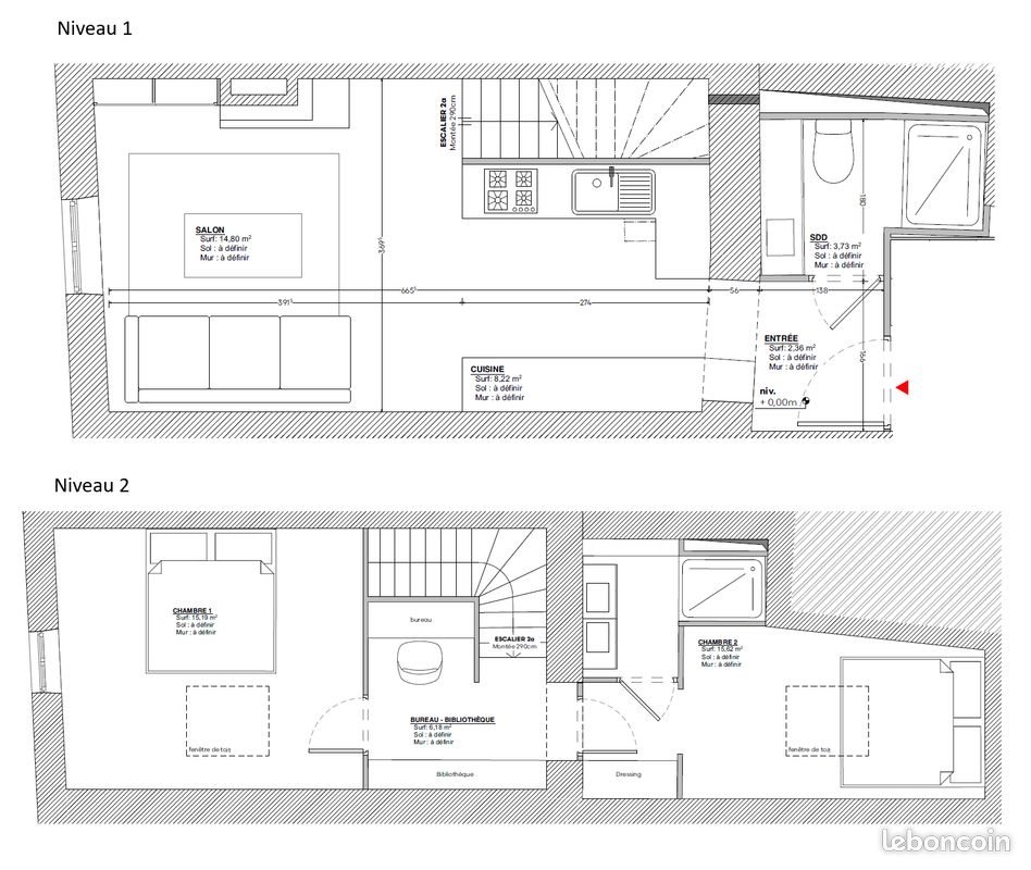 Appartement à vendre, 69m², Pont-du-Château