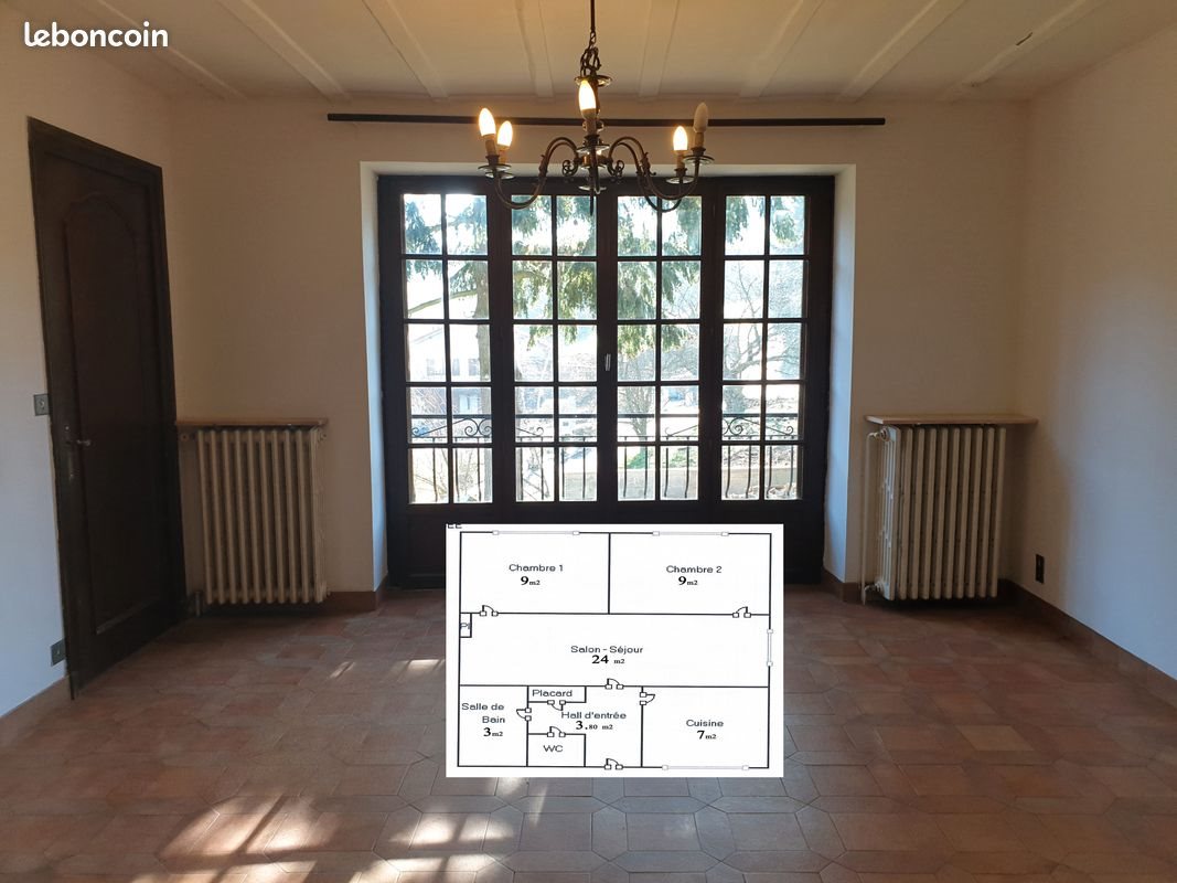 Appartement à louer, 60m², La Terrasse-sur-Dorlay