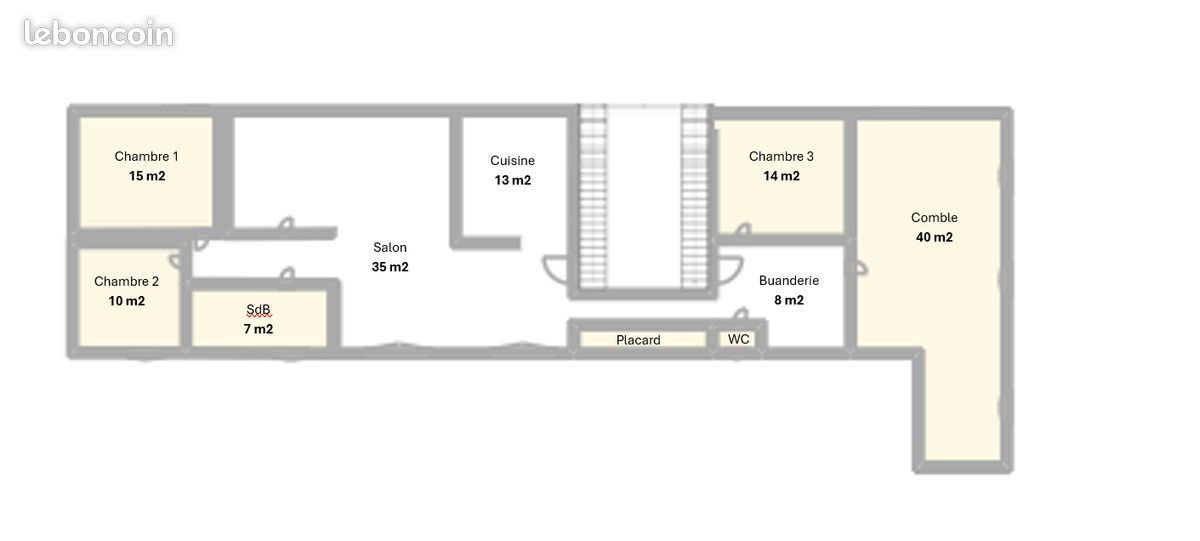 Appartement à vendre, 123m², Saint-Etienne