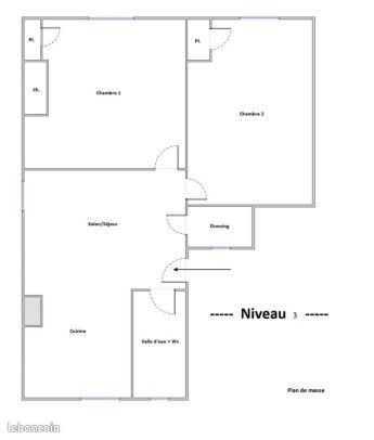 Appartement à louer, 57m², Villeurbanne