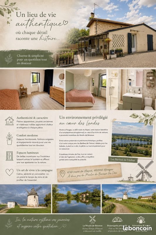 Maison à vendre, 102m², Heugas
