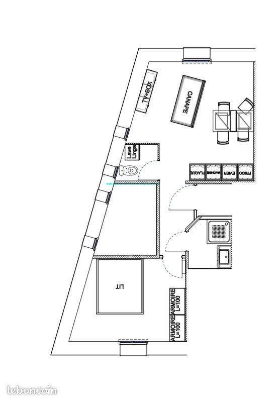 Appartement à louer, 36m², Toulon