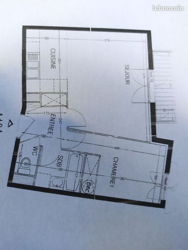 Appartement à louer, 45m², Draveil