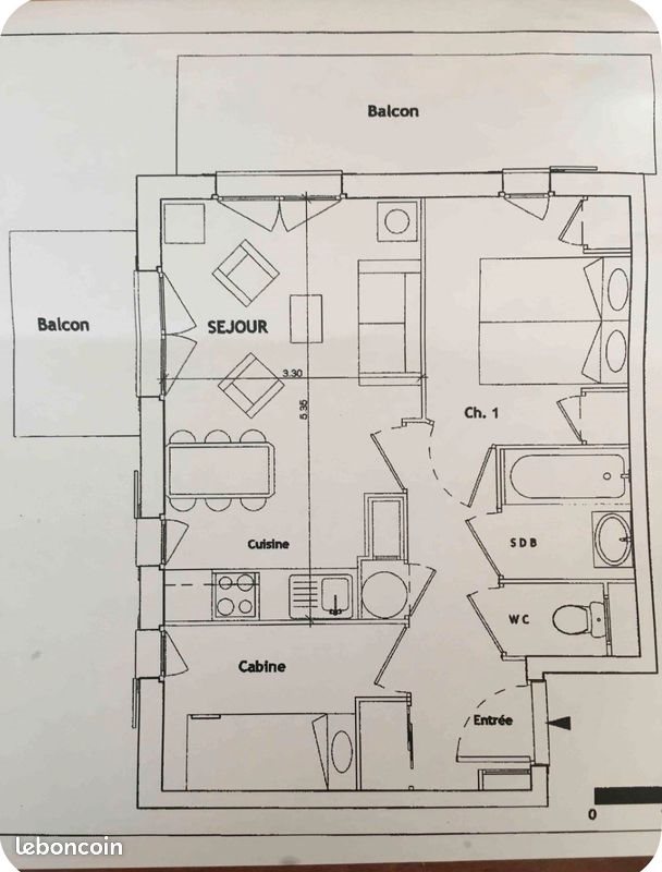 Appartement à louer, 40m², Saint-Gervais-les-Bains