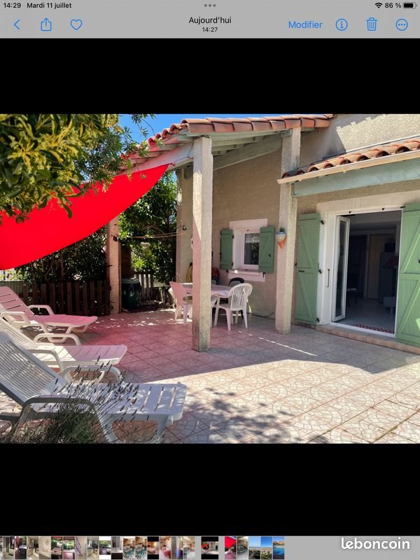 Maison à louer, 80m², Gruissan