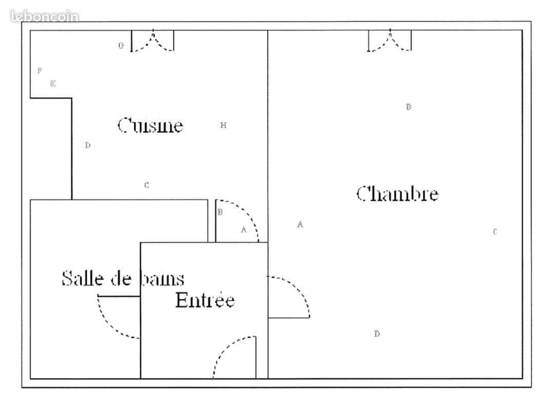 Appartement à vendre, 24m², Saint-Etienne
