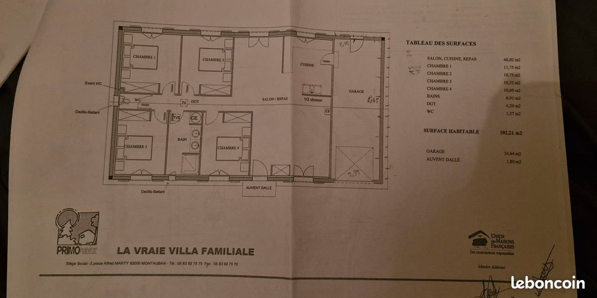 Maison à vendre, 102m², La Ville-Dieu-du-Temple
