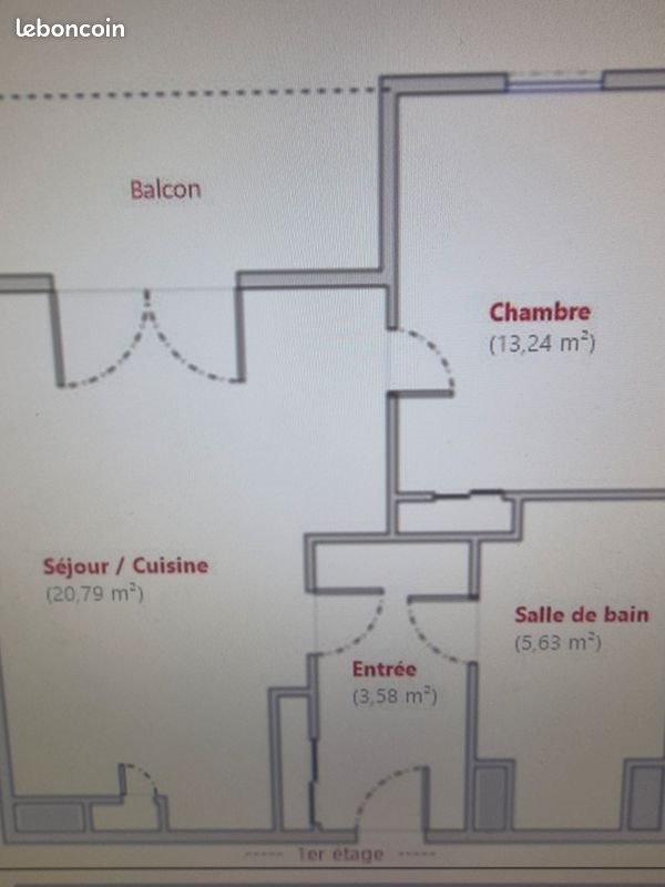 Appartement à vendre, 43m², Le Haillan