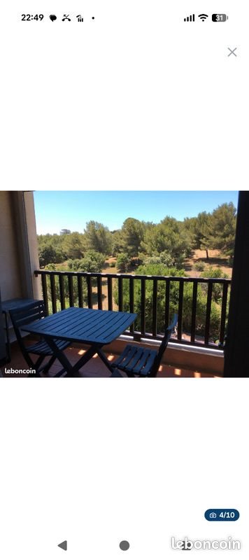 Appartement à louer, 20m², Sausset-les-Pins