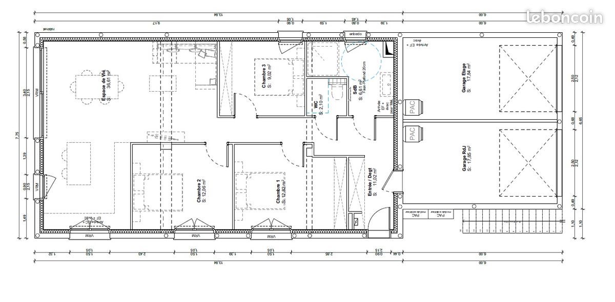 Appartement à louer, 90m², Schirrhein
