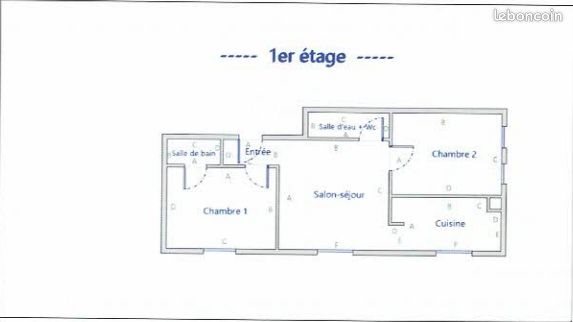 Appartement à louer, 52m², Bessèges