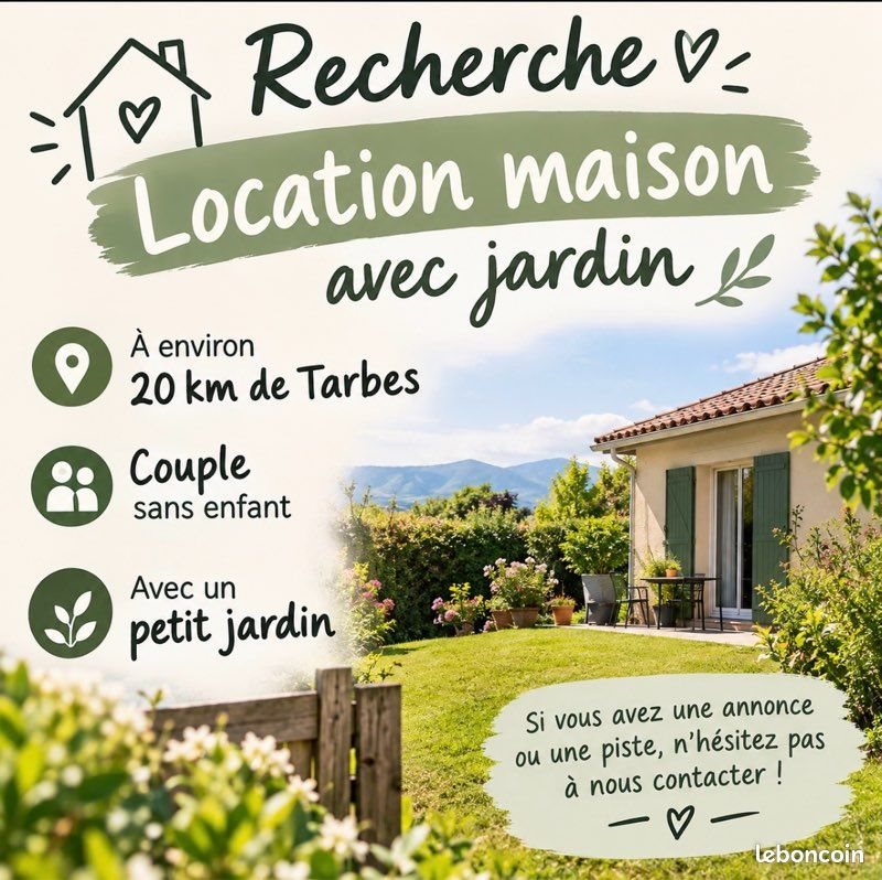 Maison à louer, 60m², Tarbes