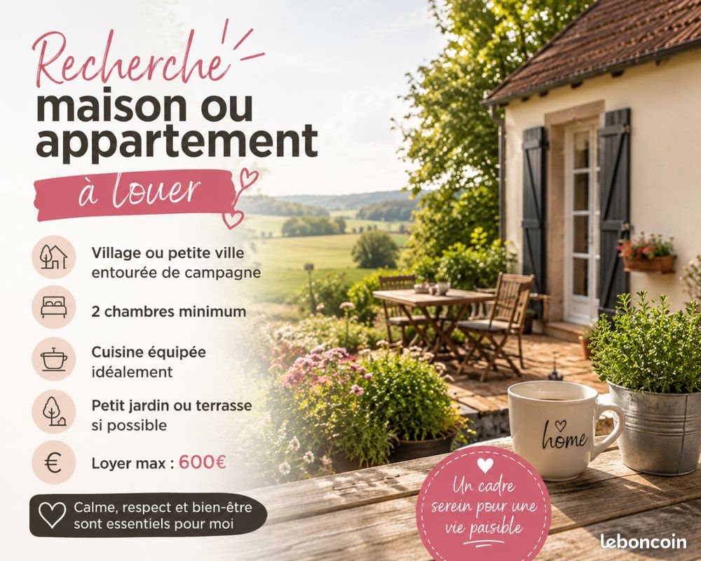 Maison à louer, 60m², Marcelcave