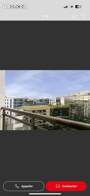 Appartement à louer, 25m², Levallois-Perret
