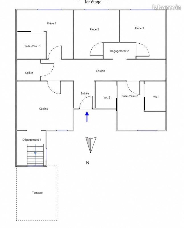 Appartement à louer, 77m², Strasbourg
