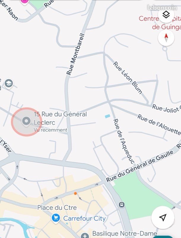 Appartement à louer, 46m², Guingamp