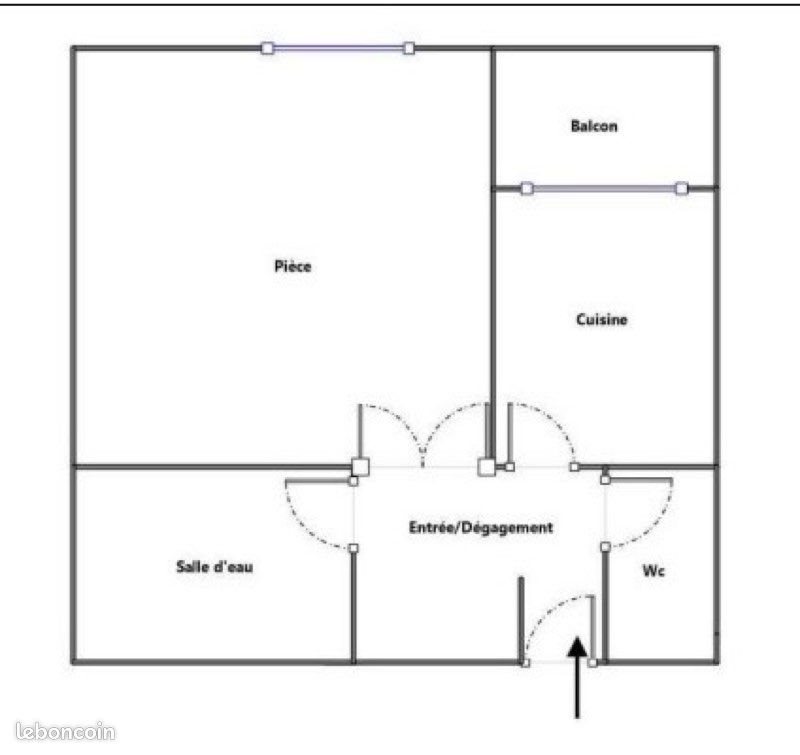 Appartement à louer, 25m², Roissy-en-Brie