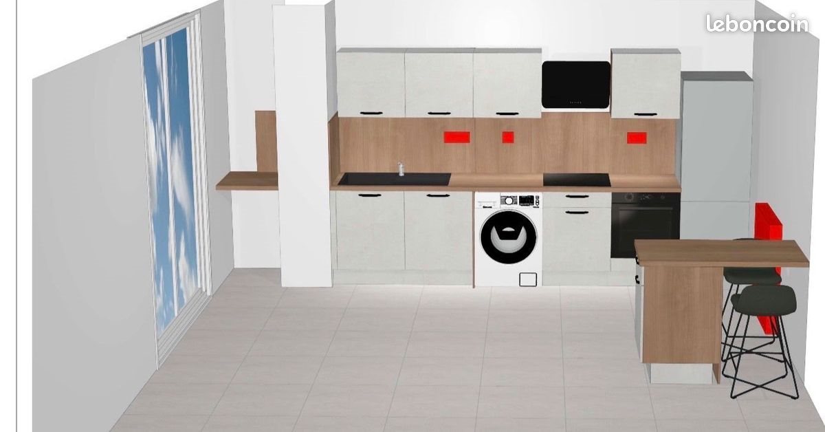 Appartement à louer, 51m², Les Abrets