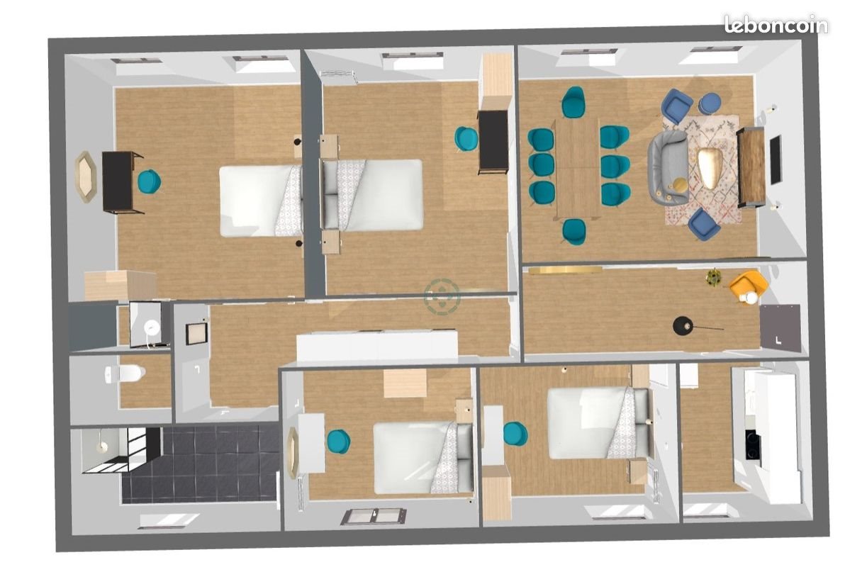 Appartement à louer, 104m², Le Mans