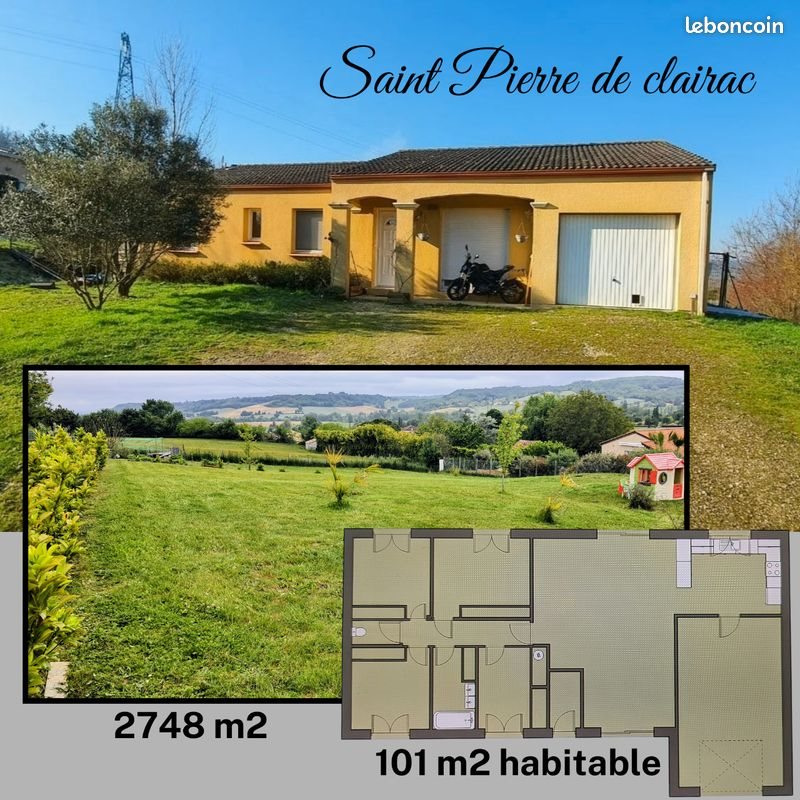 Maison à vendre, 101m², Saint-Pierre-de-Clairac