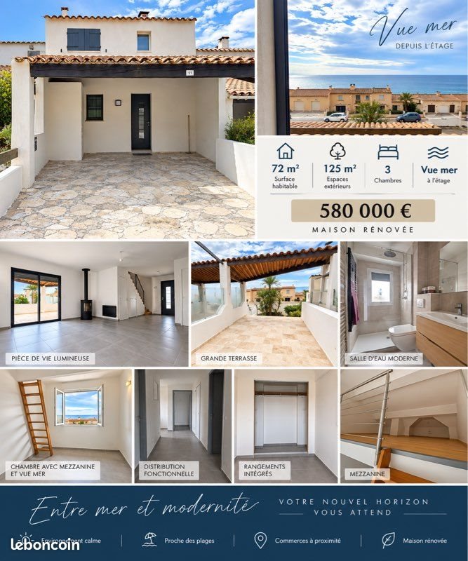 Maison à vendre, 72m², Sausset-les-Pins