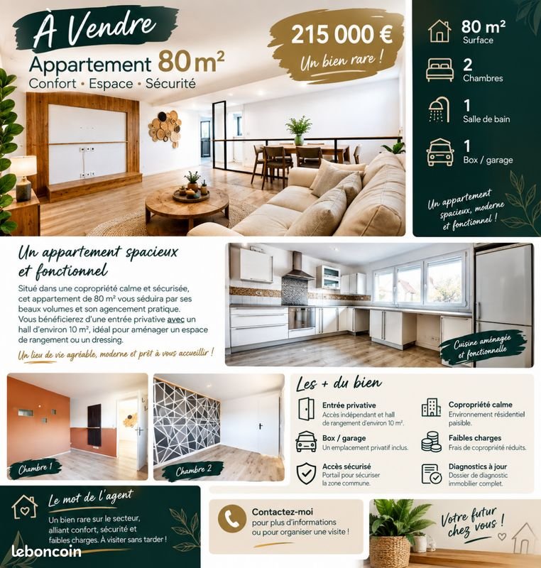 Appartement à vendre, 80m², Crosne