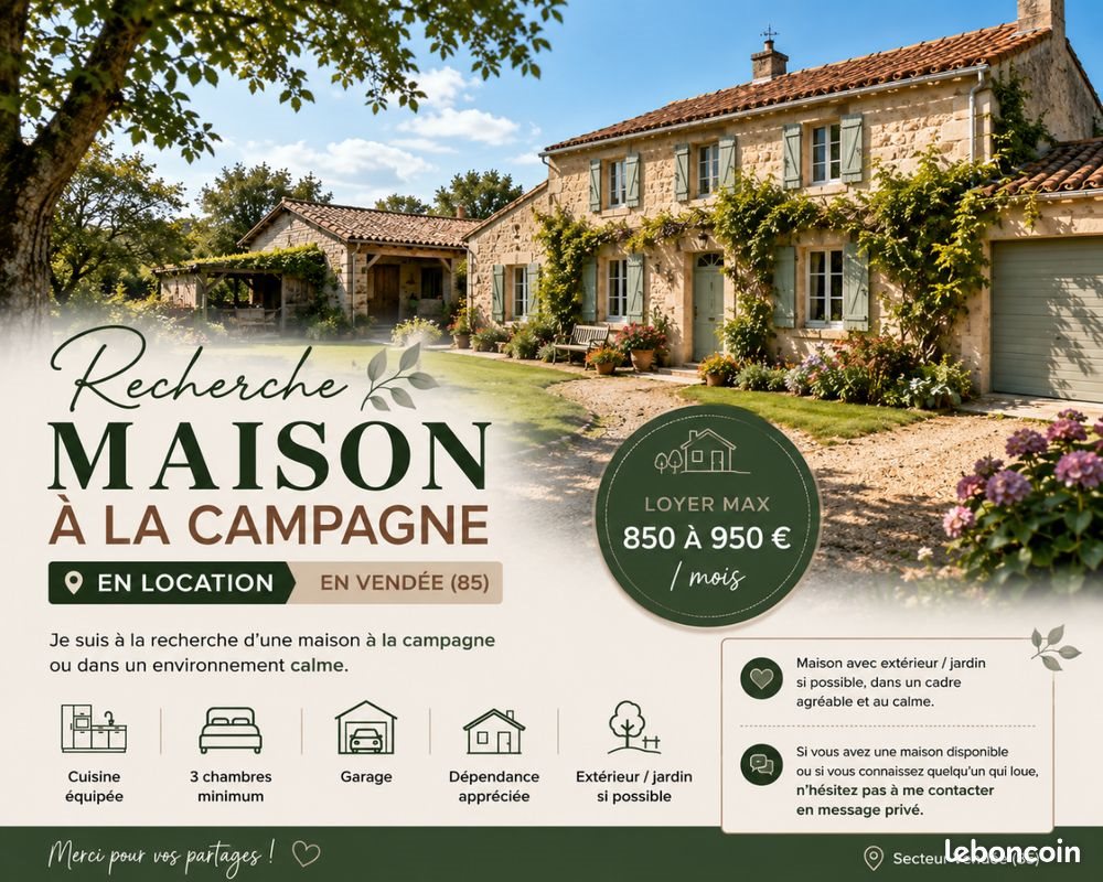 Maison à louer, 100m², Chanverrie