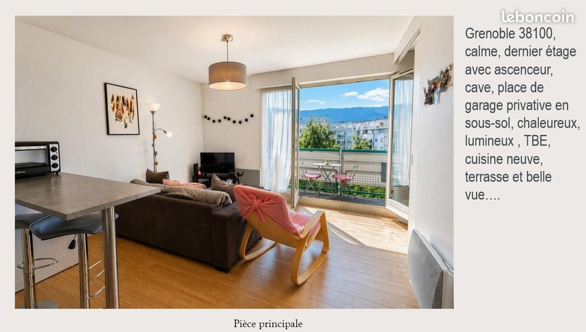 Appartement à louer, 34m², Grenoble