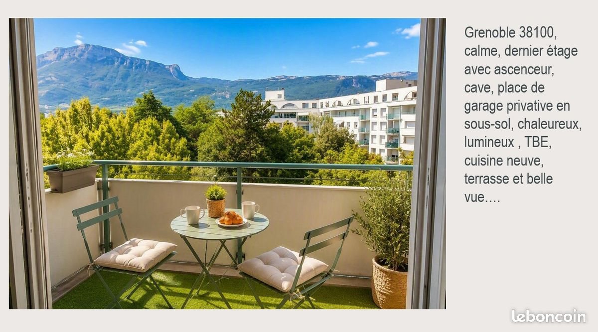 Appartement à louer, 34m², Grenoble