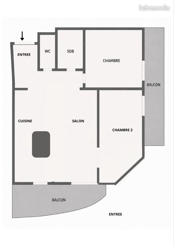 Appartement à vendre, 56m², Levallois-Perret