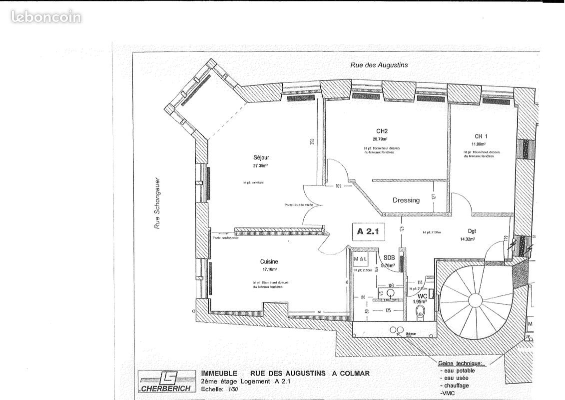 Appartement à louer, 99m², Colmar