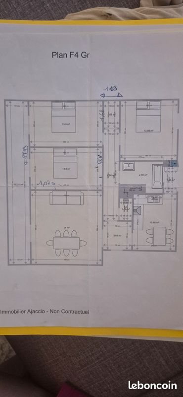Appartement à vendre, 96m², Ajaccio