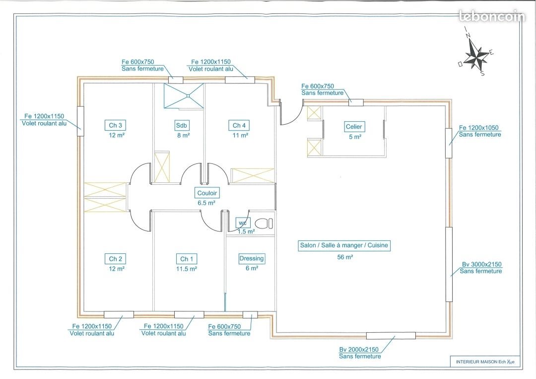Maison à vendre, 130m², Belin-Béliet