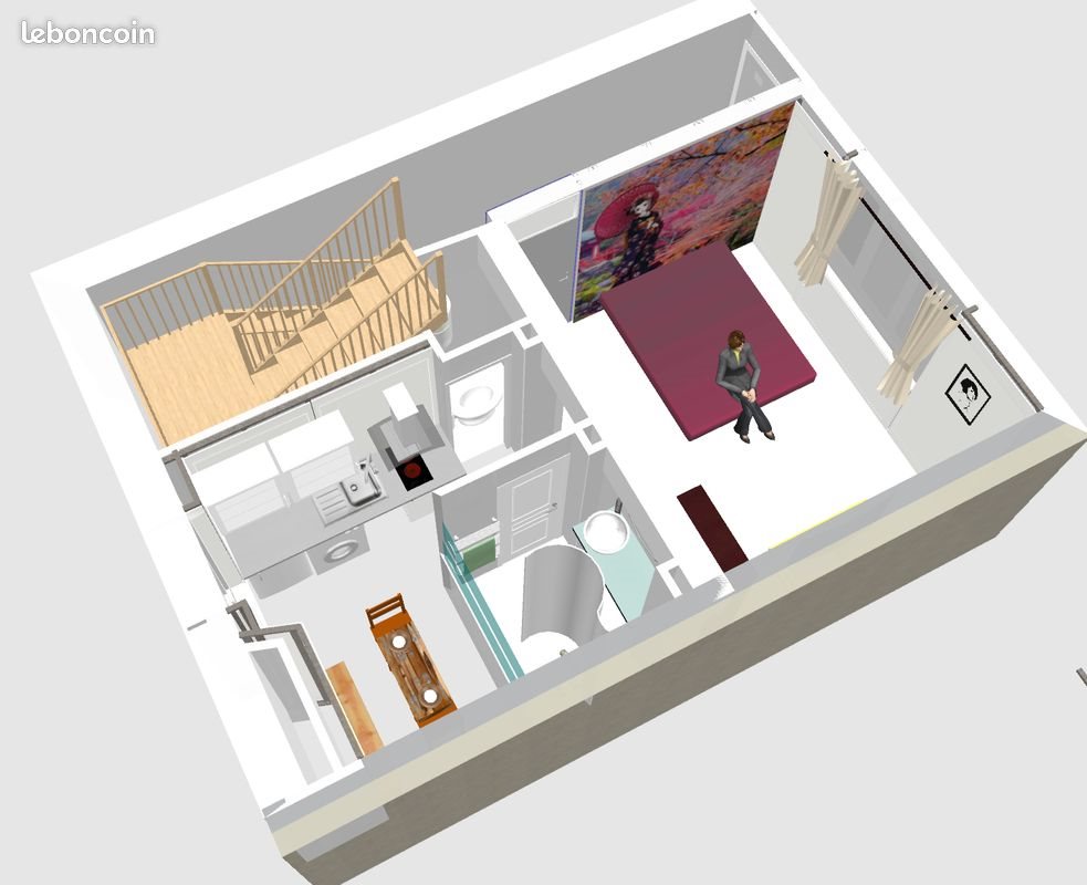 Appartement à louer, 25m², Agen