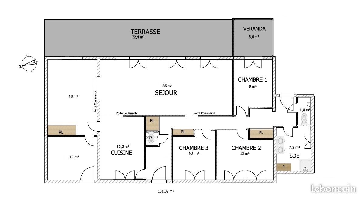 Maison à vendre, 123m², Mios