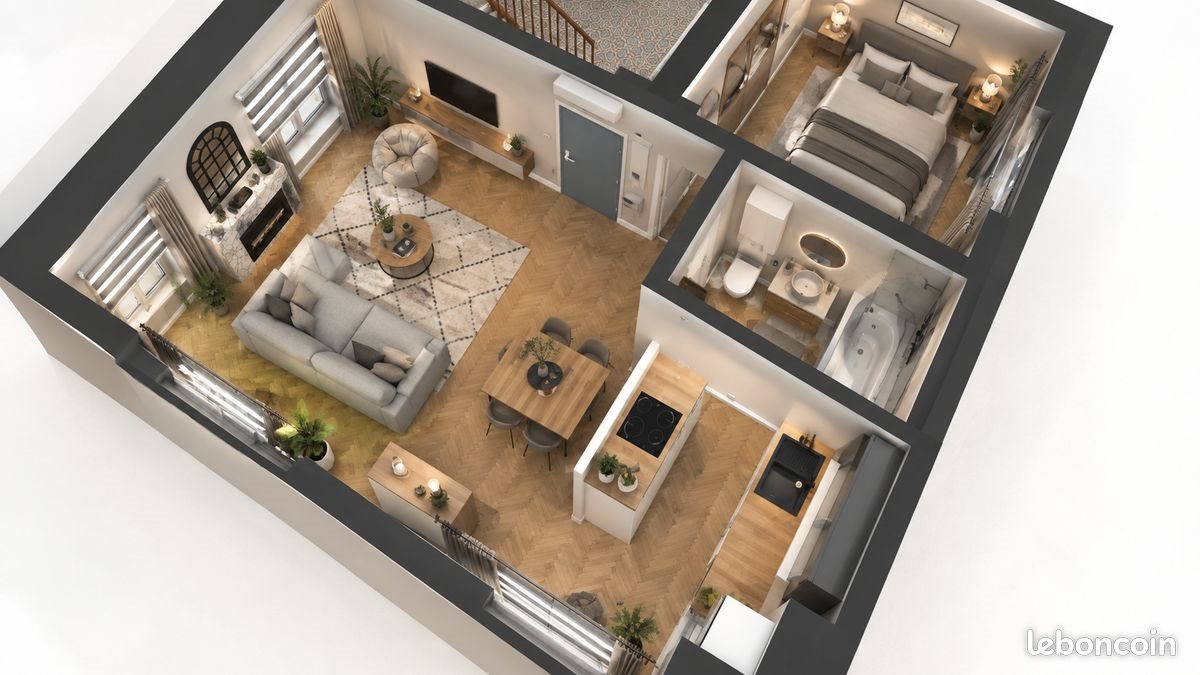Appartement à louer, 46m², Saint-Chamond