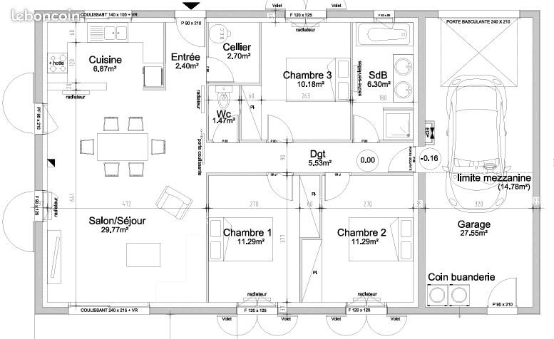 Maison à vendre, 90m², Fresnay-en-Retz