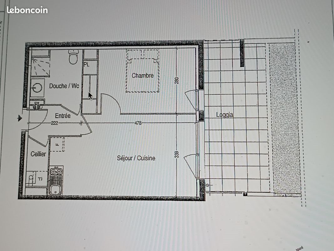 Appartement à vendre, 42m², Eysines