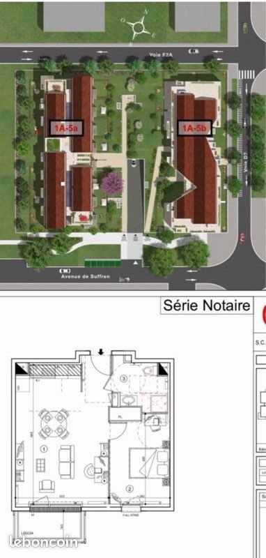 Appartement à louer, 46m², Neuilly-sur-Marne