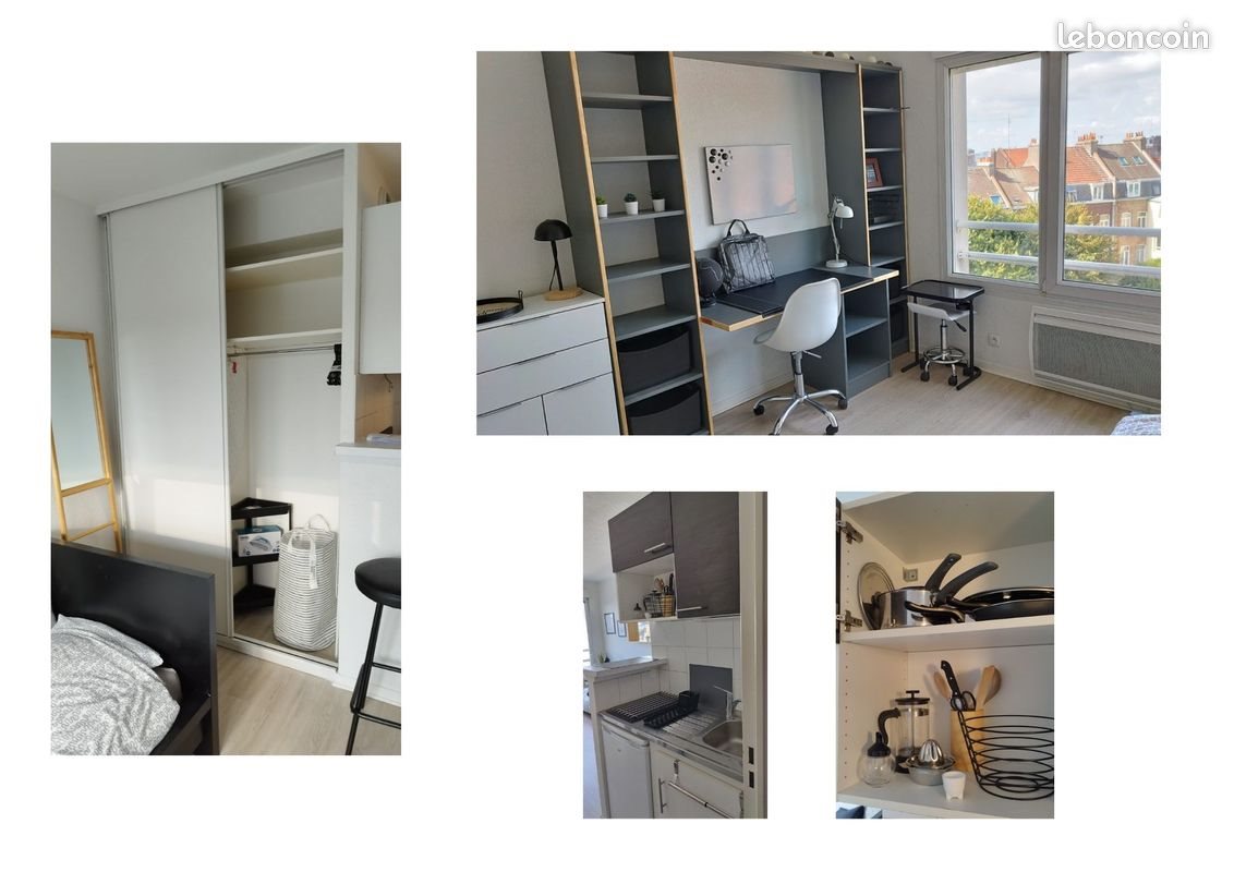 Appartement à louer, 18m², Lille