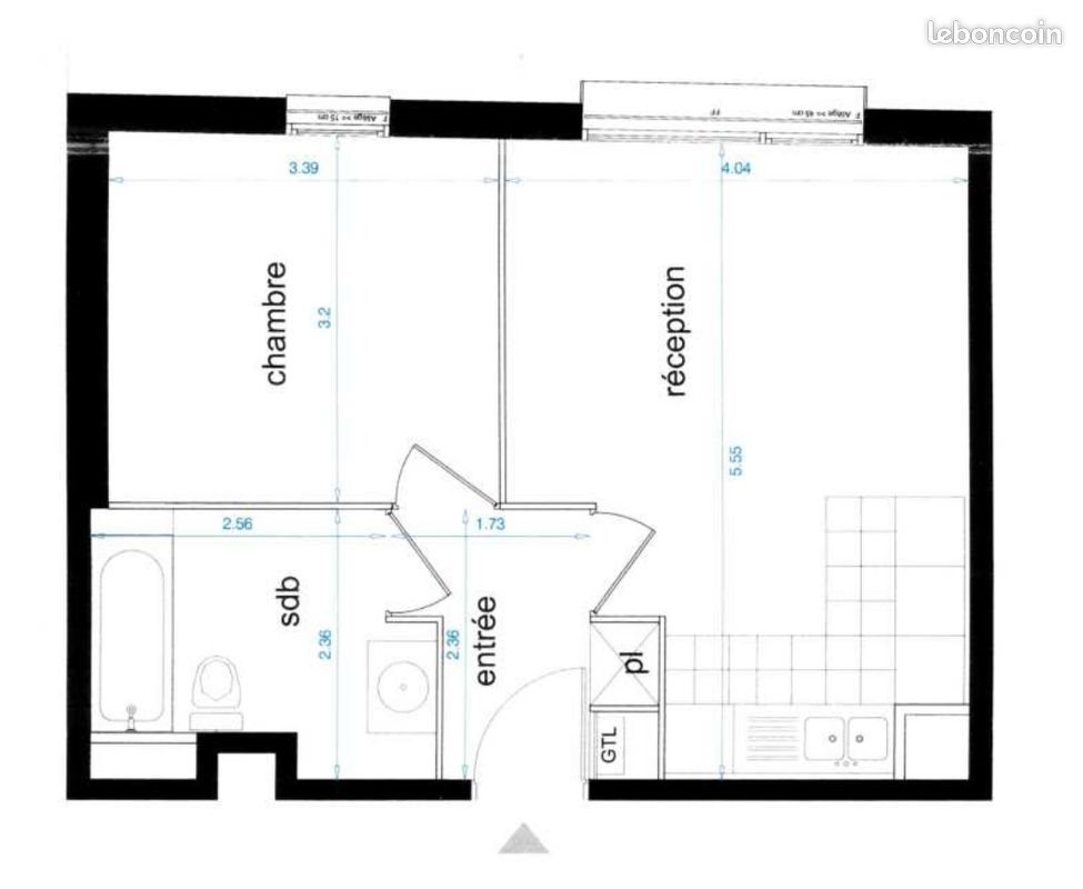 Appartement à louer, 40m², L'Haÿ-les-Roses