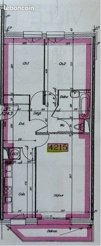 Appartement à louer, 67m², Creil