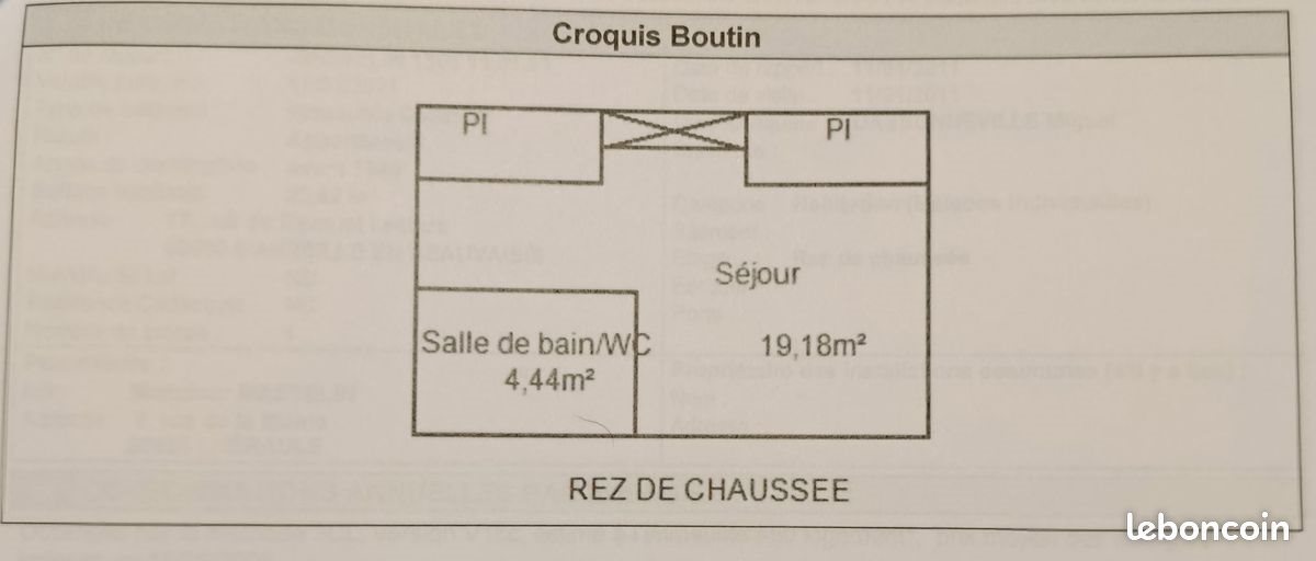 Appartement à louer, 23m², Marseille-en-Beauvaisis