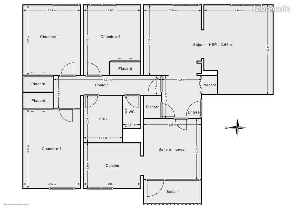 Appartement à vendre, 90m², Corbas
