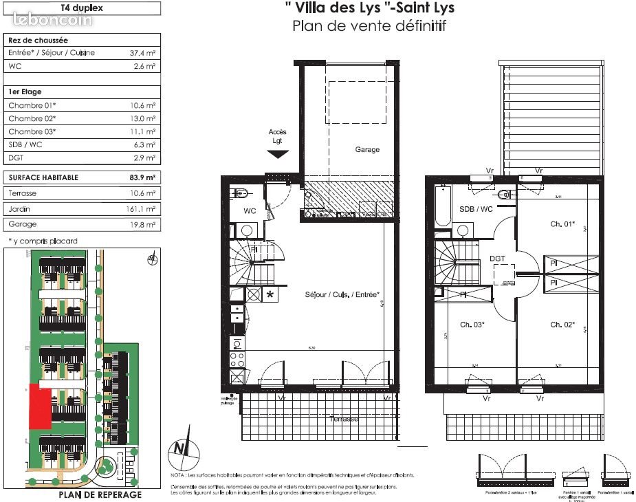 Maison à louer, 83m², Saint-Lys