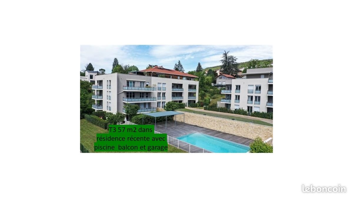 Appartement à vendre, 57m², Limonest